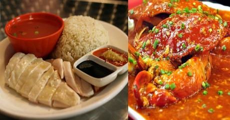 シンガポール料理　Chicken rice & Chili crab